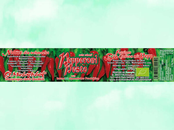 Bio Pepperoni Pesto – Bild 4