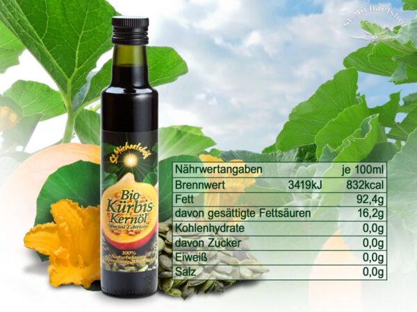 *Special Edition* Bio Kürbis-Kernöl – Bild 3