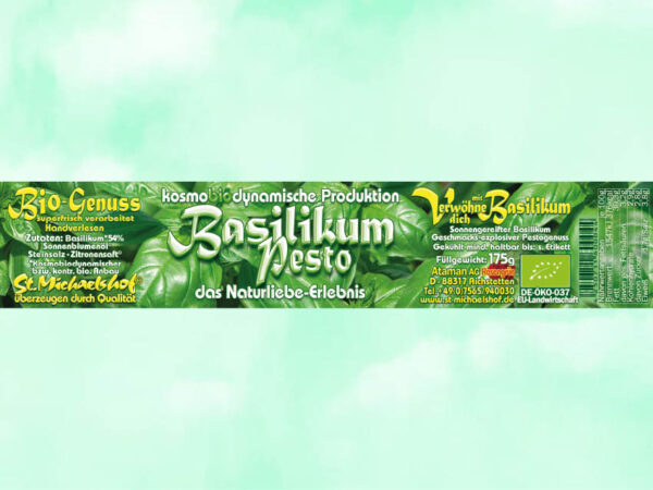 Bio Basilikum Pesto – Bild 4