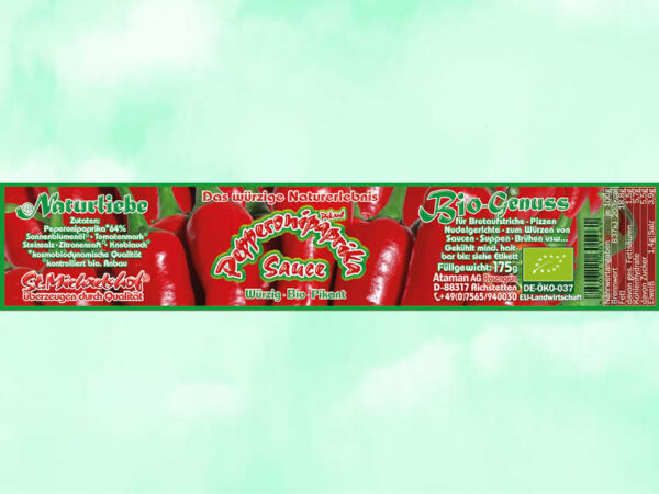 Bio Pepperonipaprika Sauce – Bild 4