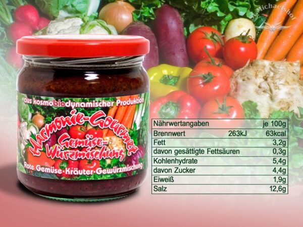 Bio Harmonie-Gourmet Gemüse-Würzmischung – Bild 4