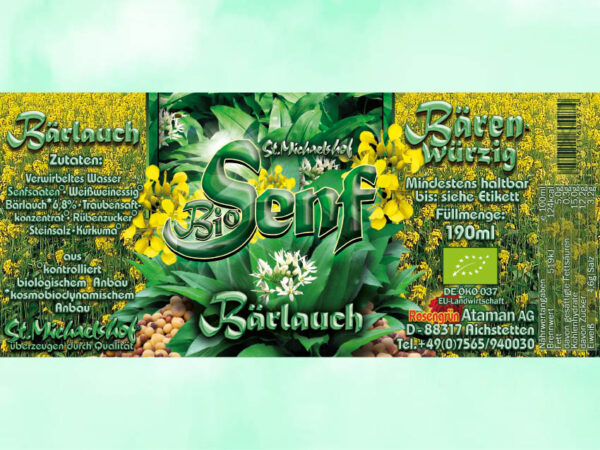 Bio Bärlauch-Senf – Bild 4