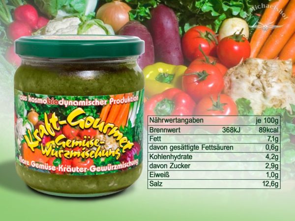 Bio Kraft-Gourmet Gemüse-Würzmischung – Bild 4