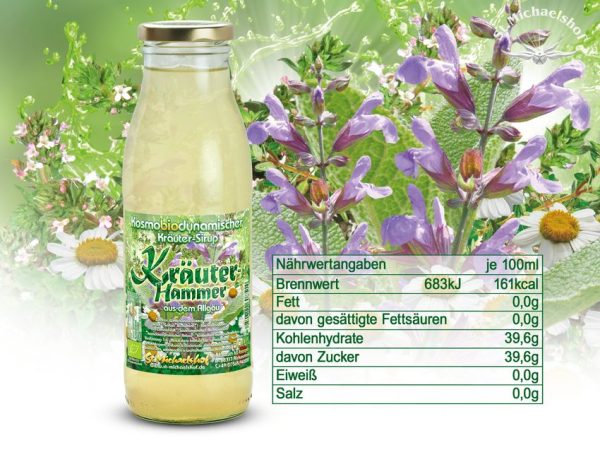 Bio Kräuter-Hammer-Sirup – Bild 3